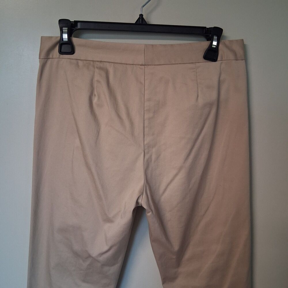 Ralph Lauren Sport Slim Fit Mid-Rise Khaki Chino Trousers Size 8 Minimalist - Picture 8 of 12